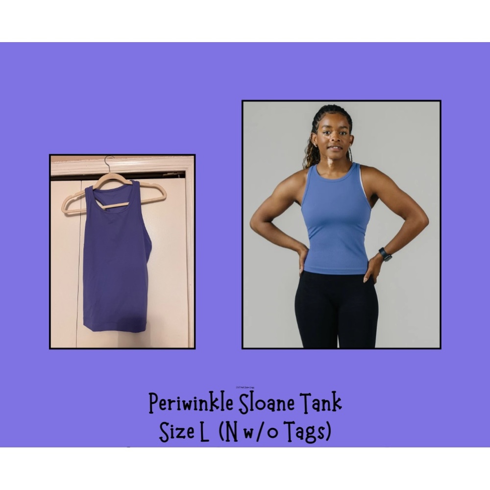 ZYIA Periwinkle Sloane Tank (L) N w/o tags